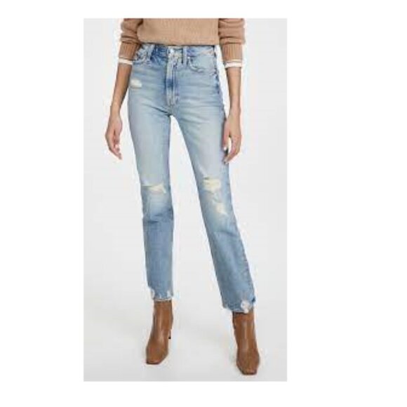 MOTHER SUPERIOR  HIGH WAISTED RIDER SKIMP JEANS - Picture 2 of 12